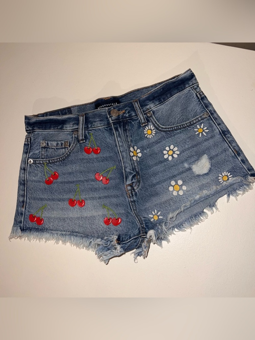 denim shorts